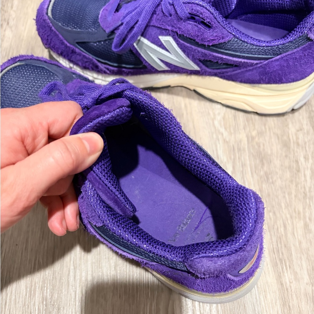 New Balance Men’s 990v4 Purple - Picture 12 of 12